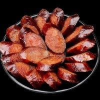 四川特产川味麻辣香肠烟熏腊肠农家自制腊肉猪肉烤肠批发500g