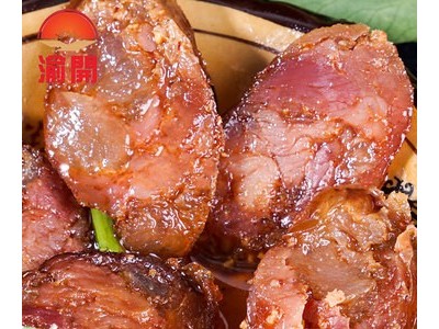 源头厂家直供风干麻辣香肠烟熏香肠重庆四川风味餐饮批发微商腊肠图4
