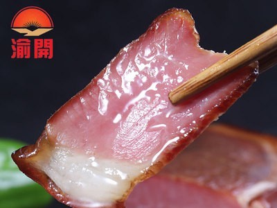 源头厂家直供烟熏后腿腊肉腌腊肉二刀肉农家风味腊肉餐饮批发图3