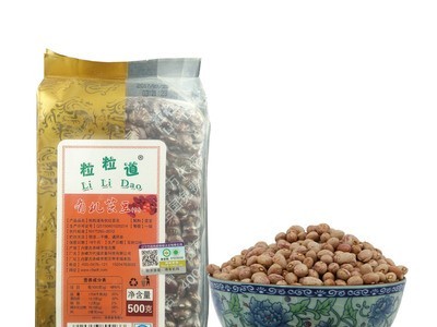 粒粒道内蒙古农家有机芸豆 敖汉五谷杂粮 花芸豆 厂家批发图3