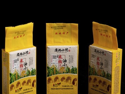 【窑洞小院】米脂小米5斤真空月子米黄小米宝宝陕北米杂粮黑小米图3