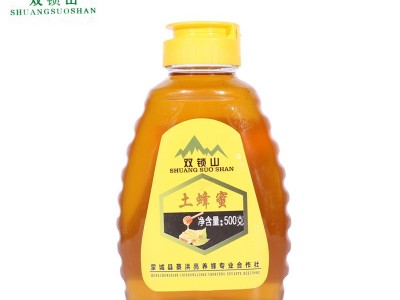 安徽特产蜂蜜玻璃瓶装500g土蜂蜜 供应农家自产土蜂蜜批发量大优图1