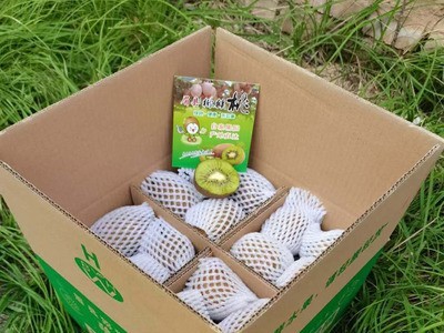 眉县周至特产水果徐香中大果绿心猕猴桃10斤一箱装蛋托装农户整图3