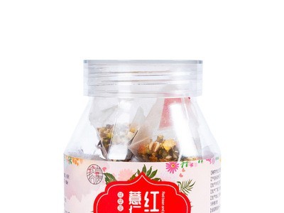 红豆薏仁茶赤小豆薏苡仁芡实组合茶厂家OEM贴牌三角茶包袋泡茶图4