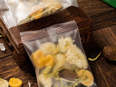 胖大海菊花茶120g袋泡组合花草茶代用茶盒装搭配罗汉果凉茶厂家图2