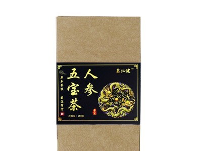 人参五宝茶 固本男人肾宝茶黄精玛咖桑葚组合袋泡茶OEM加工代发图4