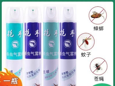 批发室内杀虫气雾剂 灭蟑螂蚊子家用手持式喷雾剂750ml量大批发图3