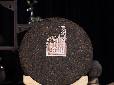 批发云南普洱茶叶普洱熟茶饼陈年普洱越陈越香七子饼357g图2