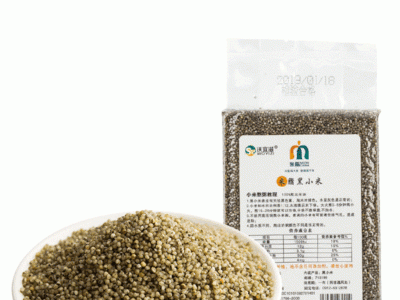 米脂县黑小米 杂粮陕北宝宝小米 餐饮生鲜真空米砖500g*5块批发图5