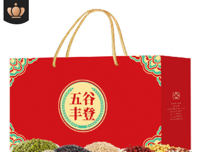中秋礼品员工福利杂粮礼盒 五谷丰登粗粮礼盒 4袋装五谷杂粮礼盒图5