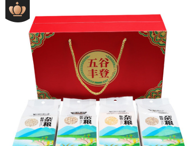 中秋礼品员工福利杂粮礼盒 五谷丰登粗粮礼盒 4袋装五谷杂粮礼盒图3