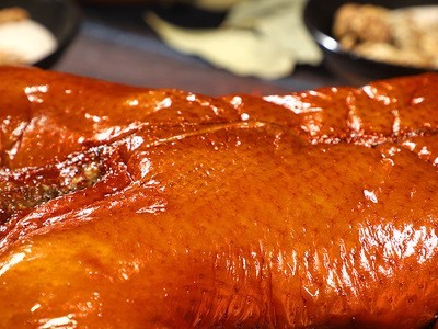 港式脆皮烧鸭广式烧腊酒店连锁饭店冷冻半成品菜预制食材加热即食图2