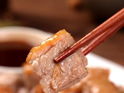 港式烧鸭肉袋装鸭肉卷汉堡西式快餐熟食冻品配料广式烧腊鸭肉块图2