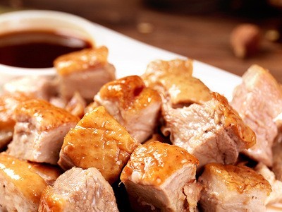 港式烧鸭肉袋装鸭肉卷汉堡西式快餐熟食冻品配料广式烧腊鸭肉块图3
