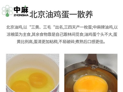 中麻北京油鸡新鲜生鸡蛋30枚新鲜鸡蛋农家蛋鸡蛋生图2