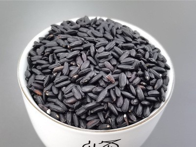 厂家供应低温烘焙熟黑米 现磨坊豆浆粉原料 熟黑米 量大从优图2