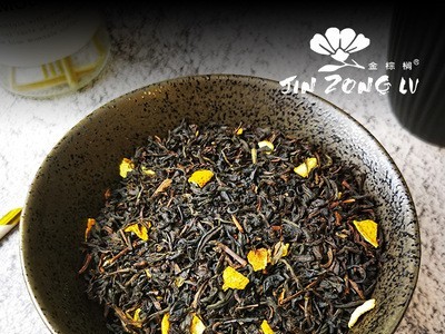 金棕榈德国原产进口花果茶散装 香柠红茶 Lemon black tea 调味茶图2