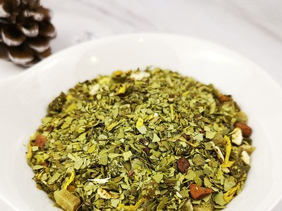 金棕榈德国原产进口花果茶散装 果香马黛茶 Fruity mate tea 花茶图2