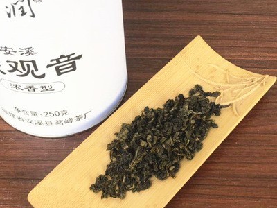 谦润安溪高山乌龙茶铁观音春茶炭焙浓香型收收藏铁罐散装250g图4