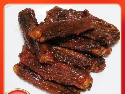 安公子夜宵肉类零食小吃香辣鸭翅100g办公室休闲小食品图3