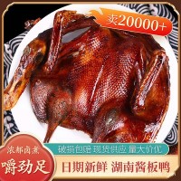 350g休闲鸭肉零食 湖南卤味特产手撕酱香板鸭美味即食熟食小吃