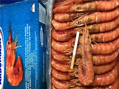厂家批发冷冻阿根廷红虾海鲜大虾一盒4斤 水产品批发餐饮酒店图2