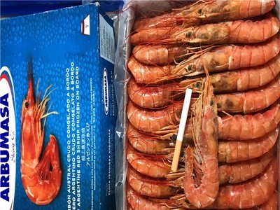 厂家批发冷冻阿根廷红虾海鲜大虾一盒4斤 水产品批发餐饮酒店图4