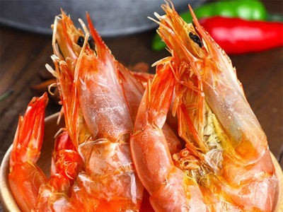 厂家批发 海鲜干货 淡干烤虾干 对虾干 即食烤虾 大虾250克图3