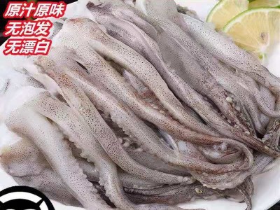 鱿鱼须新鲜冷冻去头小大烧烤鱿鱼串海鲜水产鲜活铁板二本足鱿鱼图4