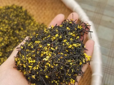 2021新茶桂花红茶批发高山龙井红茶玫瑰工夫红茶九曲红梅茶叶500g图3