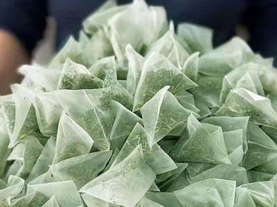 现货供应品质三角茶包香嫩茶叶袋装 便携下午茶一袋一包绿茶茶包图3