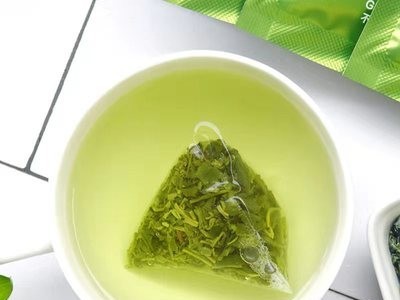 现货供应品质三角茶包香嫩茶叶袋装 便携下午茶一袋一包绿茶茶包图2