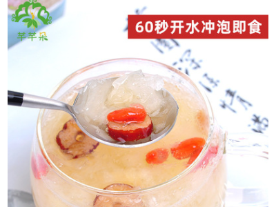 芊芊朵冻干银耳羹冲泡即食18克免煮速食红枣桂圆莲子百合图2