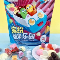 新榕园零食世界系列 380g缤纷糖果乐园 休闲零食 厂家批发 代理
