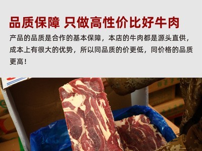 90比例牛前肉批发进口冷冻牛瘦肉红烧牛肉面餐饮面馆商用食材图5