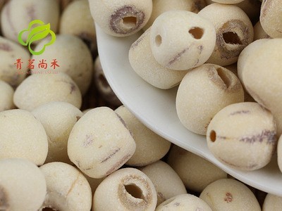 批发莲子批发无芯湘潭 莲子 干货去芯湘潭磨皮白莲子 寸三白莲子图5