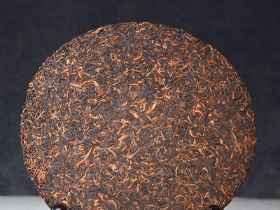 厂家直销 批发勐库金针贡饼 普洱茶熟茶饼茶357g 勐海七子饼图2