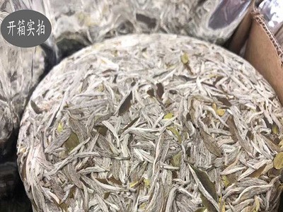 2021年福鼎白茶磻溪高山白毫银针饼茶300g源产地散茶饼茶批发定制图3