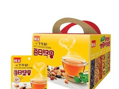 列夫 每日坚果600g 零食大礼包孕妇儿童巴旦木混合小包装内含30包图4