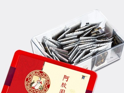 阿胶固元糕 即食手工盒装500g 山东东阿固元糕厂家批发膏片阿胶糕图4