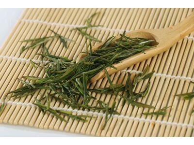 厂家直销 杭州明前新茶有机天目青顶茶叶绿茶 散装批发图3
