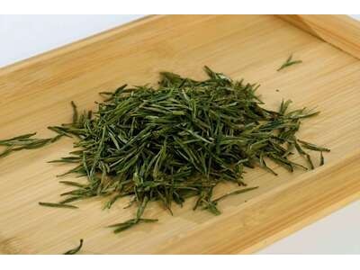 厂家直销 杭州明前新茶有机天目青顶茶叶绿茶 散装批发图2