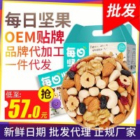 百草味同款每日坚果B款750g/盒 混合坚果孕妇零食大礼包