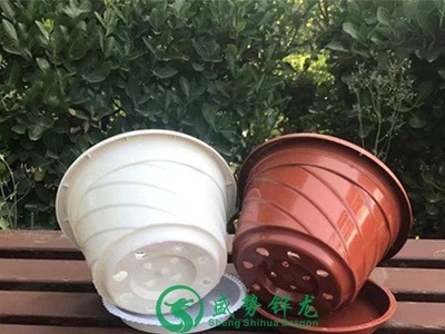 优质加厚塑料花盆 吊兰盆 垂吊盆阳台养花配吊钩吊篮盆绿萝吊盆图4