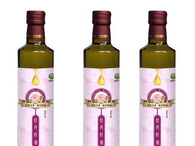 厂家直销一级冷榨牡丹籽油500ml 食用油礼盒批发代理包邮款图3