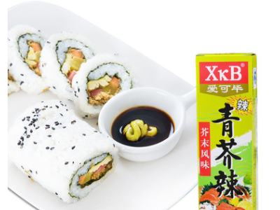芥末爱可毕青芥辣酱海鲜寿司料理芥末膏油 调料绿辣根呛43g图4