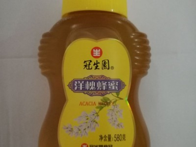 批零兼营 冠生园580g洋槐蜂蜜 塑料瓶装 冲调饮品图2