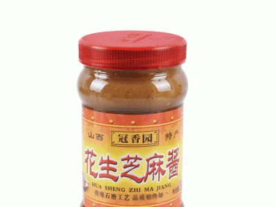 供应冠香园花生芝麻酱370克 拌面火锅蘸料卤煮餐饮用花生芝麻酱图4