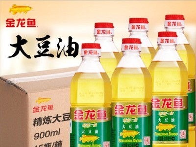 金龙鱼大豆油精炼一级大豆油900ML食用油批发烧烤炒菜油批发图3