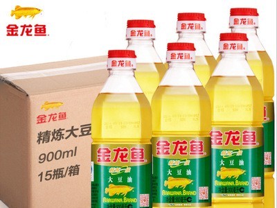 金龙鱼大豆油精炼一级大豆油900ML食用油批发烧烤炒菜油批发图4